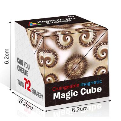 China Magnetic Creative Three-dimensional Geometric Rubik's Cube Decompression Always Changing Toy for sale