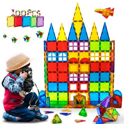 China Child-friendly Magnetic Plastic Cement Building Block Set For Toddlers Learning Educational Toys Building Kits Magnet Stacked Toys for sale