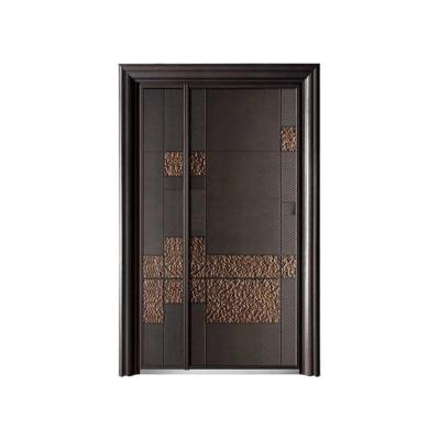 중국 The latest high security doors logo security hot sale exterior zinc alloy custom entry door 판매용