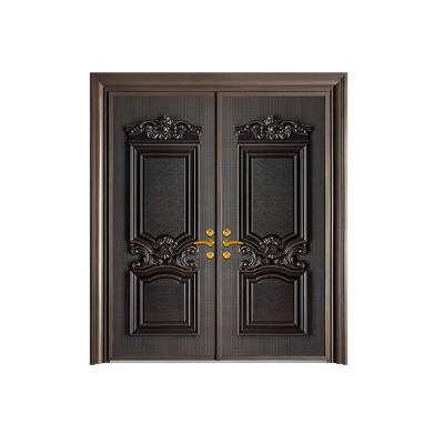 中国 Wholesale high custom logo zinc alloy household custom logo professional security security door 販売のため