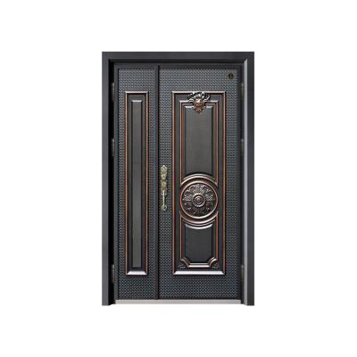 China Customized high security design security main door hot sale zinc alloy bedroom color door for sale