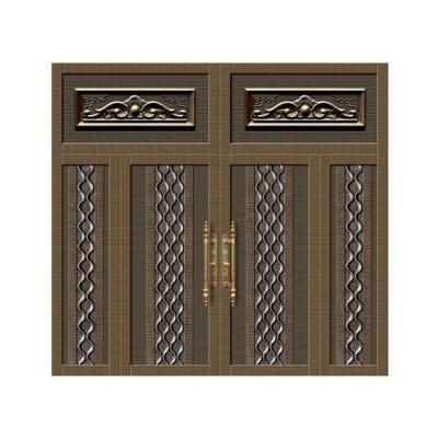 중국 High security door design logo household popular hot sale zinc alloy custom exterior door 판매용