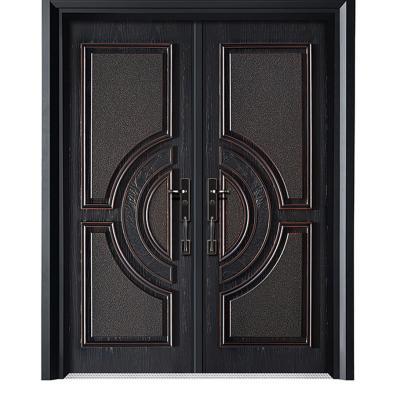 China High security straining hot luxury household products zinc alloy door furniture pattern custom outdoor door à venda