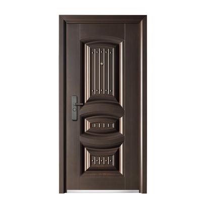 China Digital Lock China Factory Wholesale Security Steel Door Cold Rolled Steel Plate Security Door for sale