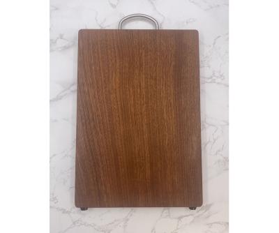 China Sustainable Sapele Sapelli Wood One Piece No Glue Cutting Cutting Serving Block Board Customized Logo Hot Sale for sale