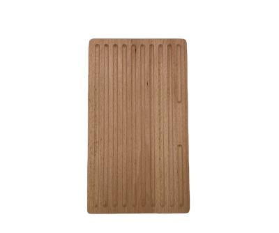 China Sustainable Europe Beech Wood Bread Cut Slicing Slicing Serving Breakfast Board for sale