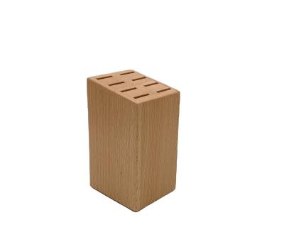 China Disposable Beech Wood 8 Pieces 6 Pieces Steak Block Laser Storage Knife Customized Logo Packing Box for sale