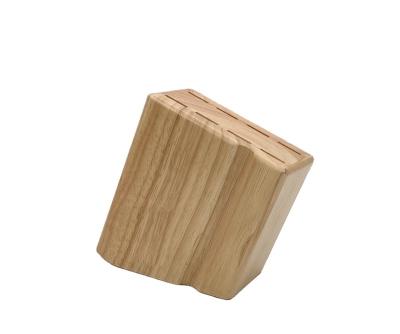 China 8 Viable Rubber Wooden Pieces 6 Pieces Storage Block Knife Steak for sale