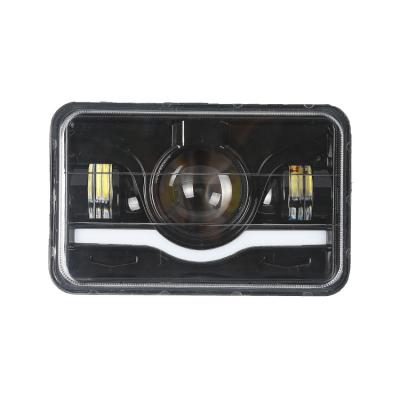 China 45w 4x6 Square Led Headlight Far And Near Drl Light Alexander 126H for sale