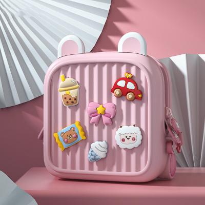 China Fashion Waterproof Children's Cute Breathable Waterproof Travel Bag Light School Bag Diy Backpack Small for sale