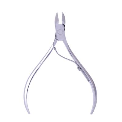 China Nail Art Manicure Tool Stainless Steel Popular Professional Cuticle Nipper In Silver for sale