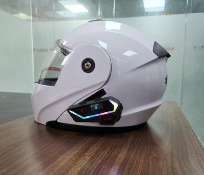 China Outdoor Factory 1000M Customized Wholesale Intercom FM Radio Music 6 Rider Group Intercom Sharing LCD Earphone Fast Charging Waterproof Helmet for sale