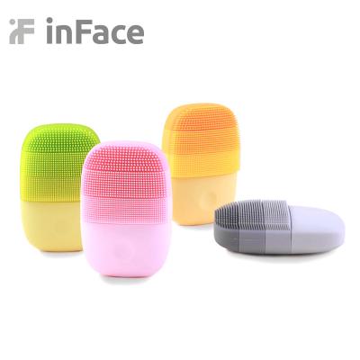 China Xiaomi Instrument Sonic Beauty Facial Deep Clean Waterproof Cleaning Skin Care Cleaner Small InFace Rechargeable Face Cleanser Mini for sale