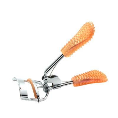 China With instructions plastic color orange handle eyelash curler wholesale for sale