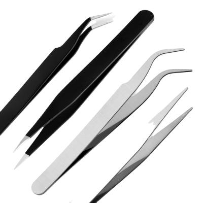 China Wholesale 2021 Eyebrow Stainless Steel Eyelash Extension Tweezers for sale