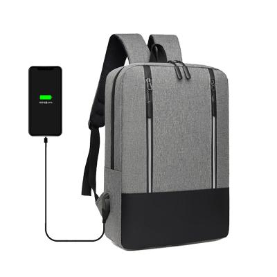 China With USB Wholesale Men Business Travel School Laptop Stylish Durable Waterproof Backpack With USB Charging for sale