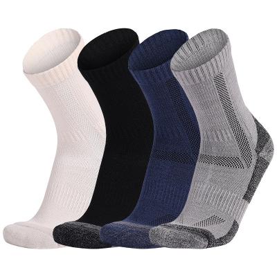 China New Sporty Mid-tube Merino Wool Bangs Men's Bottom Towel Warm And Comfortable Outdoor Sports Thickened Snow Ski Socks for sale