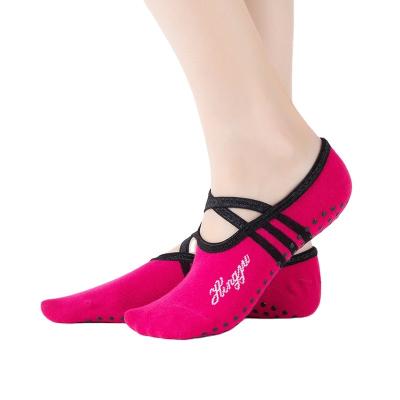 China Wholesale Custom Logo QUICK DRY Unisex Grip Anti Slip Anti Slip High Quality Breathable Pilates Non Slip Women Yoga Socks for sale