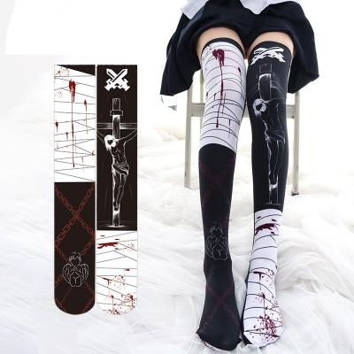 China Wholesale Custom Made High Quality Women's 3D Sublimation Blank Digital Printing Socks QUICK DRY for sale