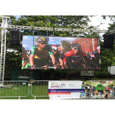 China Large outdoor rental video wall or outdoor fixed P5 led display screen for rent for sale