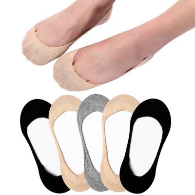 China Custom Wholesale Cheap Breathable Logo No Show Sock Breathable Socks Gray Invisible Socks Classic Black White Low Cut Women Summer Socks for sale