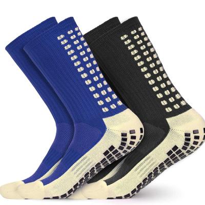 China Breathable Anti Slip Knock Non Slip Soccer Anti Slip Sports Football Sports Grip Anti Slip Socks Sports for sale