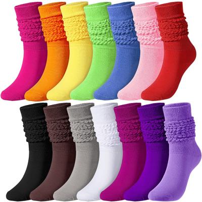 China High Quality Designer Anti-skid Baby Toddlers Baby Kids Knee High Girl Breathable Slouch Socks for sale