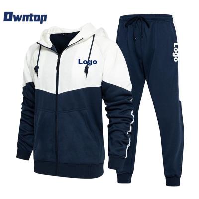 China Breathable Training Tracksuit Jogging Sportswear Wear Sweatsuits 2 Pieces Set Custom Tracksuits For Men for sale