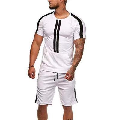 China Men's Breathable Gym Fitness Tracksuit Shorts Sheath Athletic Set Sports Jogger Training Running Wear for sale