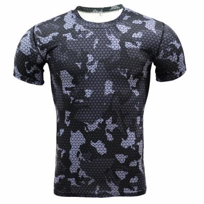 China Running Cotton Short Sleeve T Shirt Mens Breathable Fitness Wear Training And Jogging Wear for sale