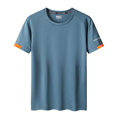 China Breathable Short Sleeve Crewneck Running Shirt Quick Dry Blank Fit Custom Sports Mens T-Shirts for sale