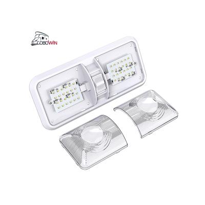 China Interior RV Roof Light 12V LED Caravan Car Light For RV Boat Trailer Truck And Camper RV Lighting Fixtures for sale