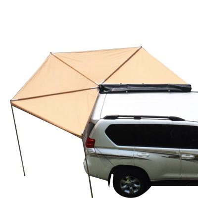 China Car Tent 270 Custom Size Oxford Fold Up Car Side Tent Aluminum Alloy Car Roof Side Tent Area Outdoor Camper Waterproof Car Tent for sale