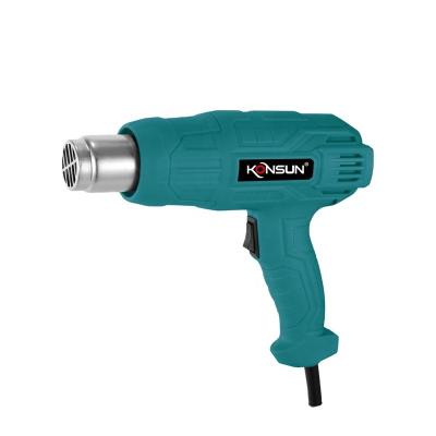 China High temperature performance KONSUN 2000W adjustable electric hot air gun machine- the portable heat gun for sale