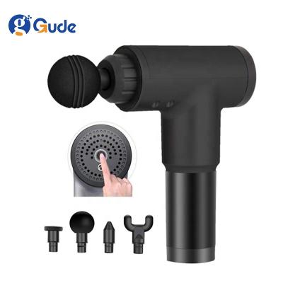 China Portable Body Massage Gun Vibration Muscle Relaxer Massager Fascia Gun for sale