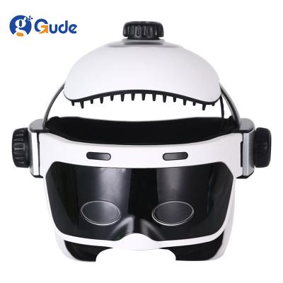 China The main wireless electric massage products can play music massager air pressure vibration heating head and eye massager for sale