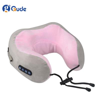 China Fatigue Vehicle Mounted Home Cervical Relief Spine Massager Neck Spine Massager Travel Heating U Shaped Kneading Pillow for sale