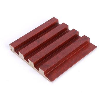 China Contemporary Solid Wood Grill Plank Fluted Acoustic Panel Groove Wall Panels for sale