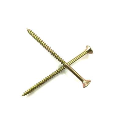 China Good Quality Double Flat Drive Torx Countersunk Head Chipboard Screws Particle Board Screw With 6 Seeds Under Head for sale