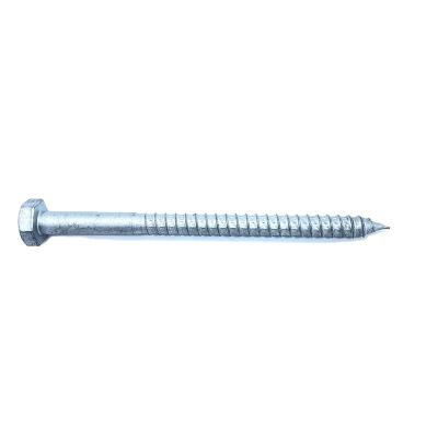 China Custom High Quality Wood Stainless Steel Hex Self Drilling Slotted Mounting Screws for sale