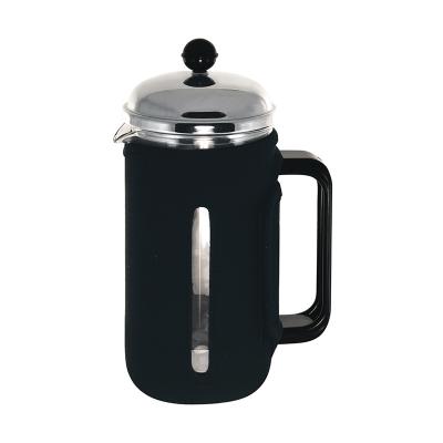 China BPA Free Lid Plastic Sifter Press Modern Customizable Designed French Coffee Maker for sale