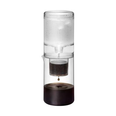 China 2 in 1 Cold Brew Coffee Makers Quality Assurance Borosilicate Glass 600ml Cold Brew and Dutch Coffee Maker for sale