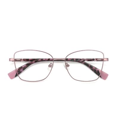 China Italian Factory Metal Glasses Square Direct Stylish Blue Light Fashion Square Anti Frames Optical Eyewear For Women Men for sale