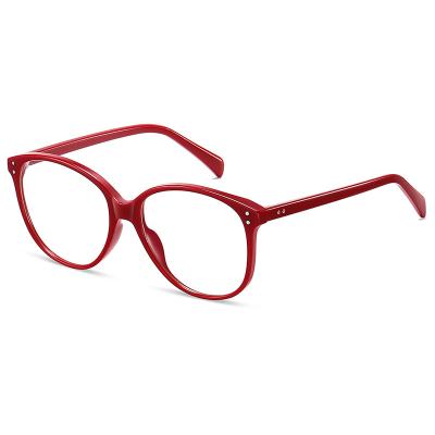 China Custom Brand Round Round Eyewear Retro Fashion Mens Womens Blue Light Blocking Eye Glasses Frame Optical Glasses for sale