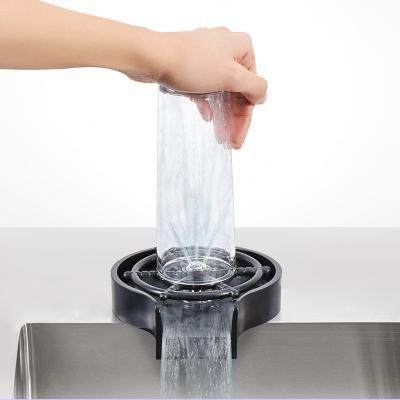 China Cup Seal Bar Glass Rinser Coffee Pitcher Wash Tool Kitchen Sink Accessories Automatic Stocked Cup Rinser for sale