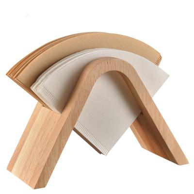 China Single Coffee Filter Paper Viable Holder Coffee Filters Storage Shelf Coffee Tool for sale