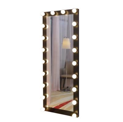 China New Design Lighted Full Body Makeup Mirror With Led Light Hollywood Vanity Mirror For Cosmetic for sale