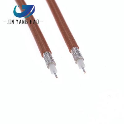 China RG142 SFF-50-3 Silver Plating PTFE Low Loss Copper Shielded Double High Temperature Coaxial Cable RG142 SFF-50-3 Coaxial Cable RG142 for sale