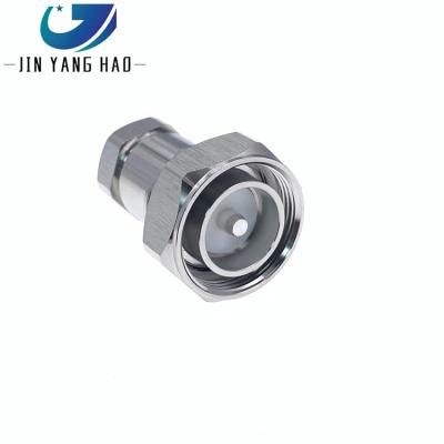 China 7/16 DIN Connector Male Right Angle Clamp / Weld Attachment For RG14 RG217 / RG218 RF L29 DIN 7/16 For 1/2