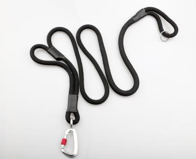 China Personalized Double Handle Dog Leash Nylon Rope For Large Dog for sale